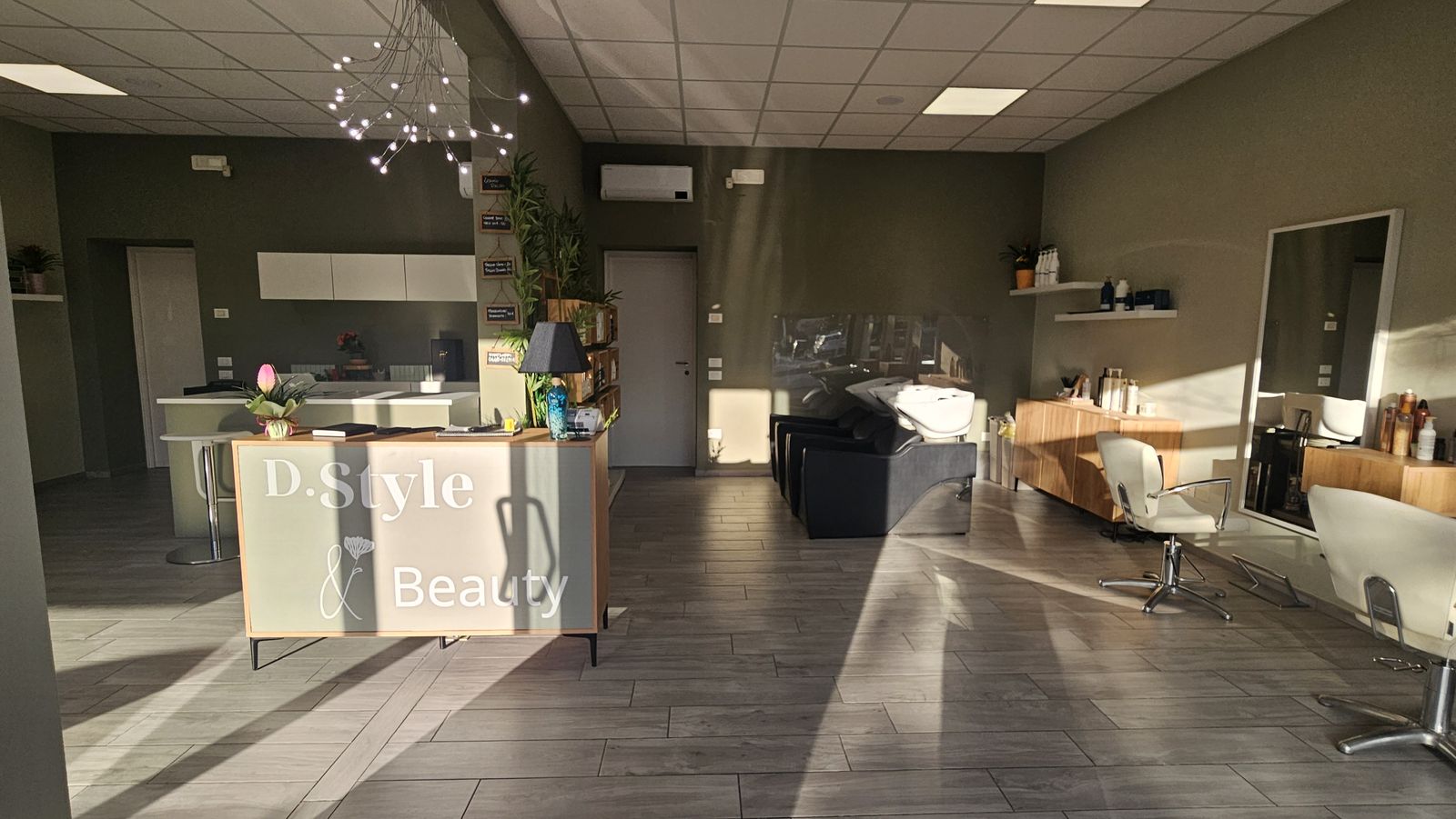 La reception del salone D.Style Beauty
